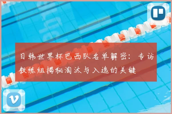 日韩世界杯巴西队名单解密：专访教练组揭秘淘汰与入选的关键