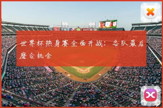 世界杯热身赛全面开战：各队最后磨合机会