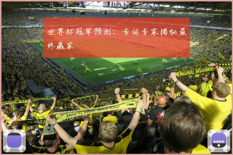 世界杯冠军预测:专访专家揭秘最终赢家
