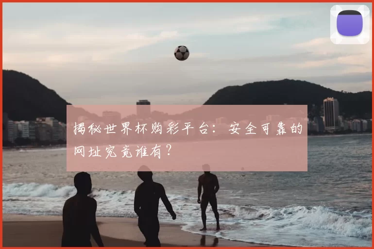 揭秘世界杯购彩平台：安全可靠的网址究竟谁有？